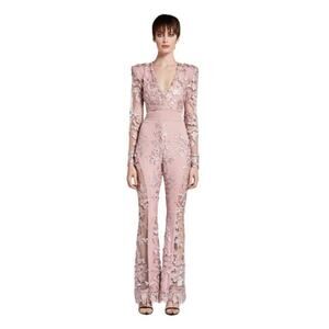 Zhivago Pink Floral Lace Jumpsuit